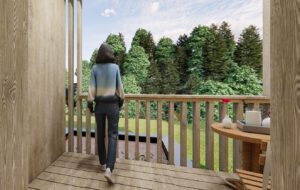 Haus der Achtsamkeit, Balkon, Gartenblick, Wald, Bergpanorama, Doppelzimmer, Apartment, Studio, barrierefrei, Natur, Garten, , Meditation, Fasten